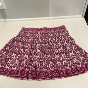 Bundle me!  MAX Studio magenta and pink bohemian flowered cotton skirt